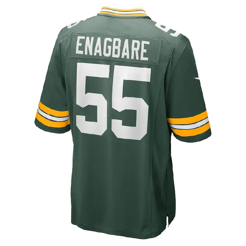 GB.Packers #55 Kingsley Enagbare Green Game Player Jersey Stitched American Football Jerseys-NFL Pro Bowl Jersey -