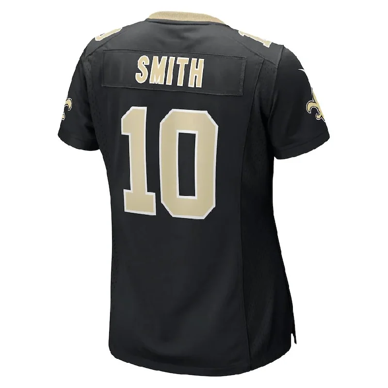 NO.Saints #10 Tre'Quan Smith Black Game Jersey Stitched American Football Jerseys-NFL Custom Jersey -