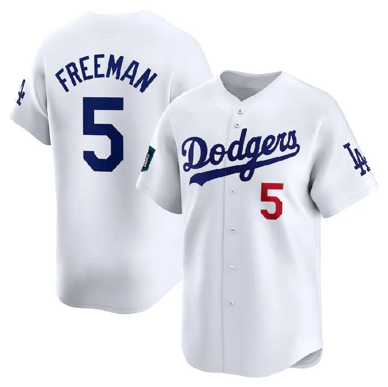 Los Angeles Dodgers #5 Freddie Freeman 2024 World Tour Seoul Series Home Limited Player Jersey - White Stitches Baseball Jerseys-NBA Elite Basketball Jersey -