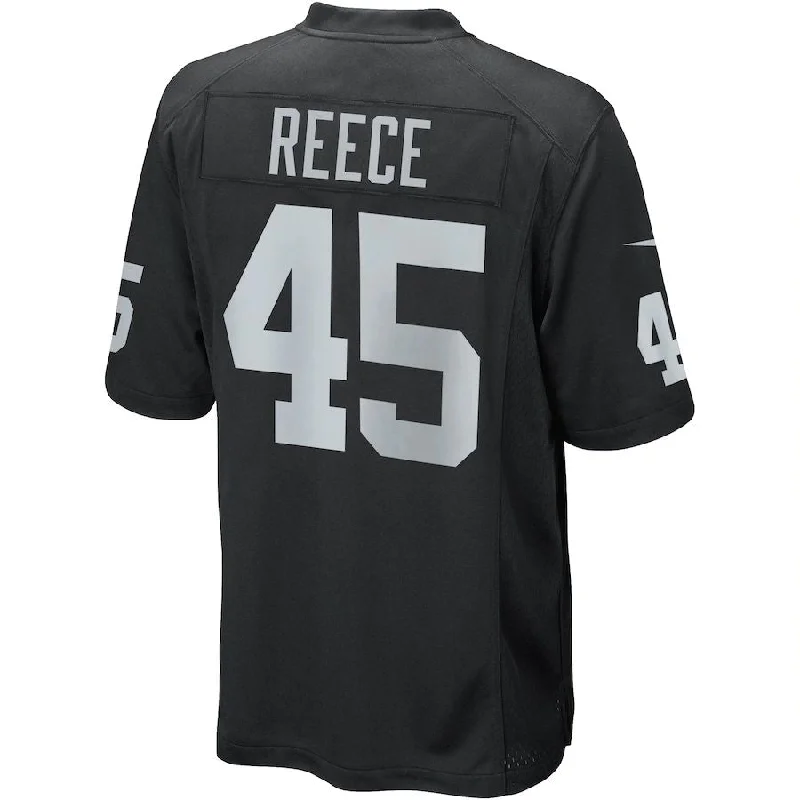 LV. Raiders #45 Marcel Reece Black Game Jersey Stitched American Football Jerseys-NFL Team Jersey with Official Tag -