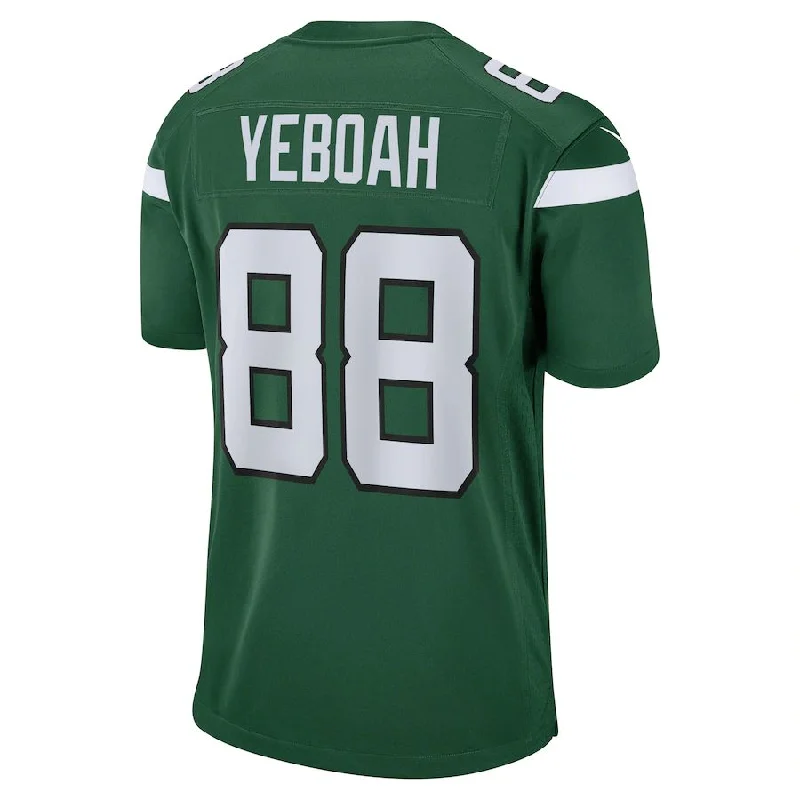 NY.Jets #88 Kenny Yeboah Gotham Green Game Player Jersey Stitched American Football Jerseys-NFL Jerseys with Team Colors -