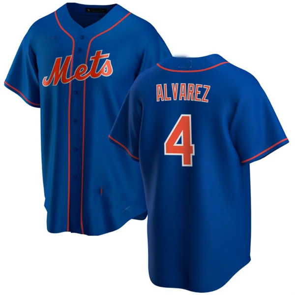 New York Mets #4 Francisco álvarez Royal Cool Base Stitched Baseball Jersey-NBA Jerseys with Special Designs -