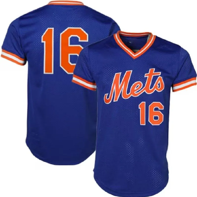 New York Mets #16 Dwight Gooden Royal Alternate Replica Player Jersey Baseball Jerseys-NBA Team Jersey with Custom Numbers -