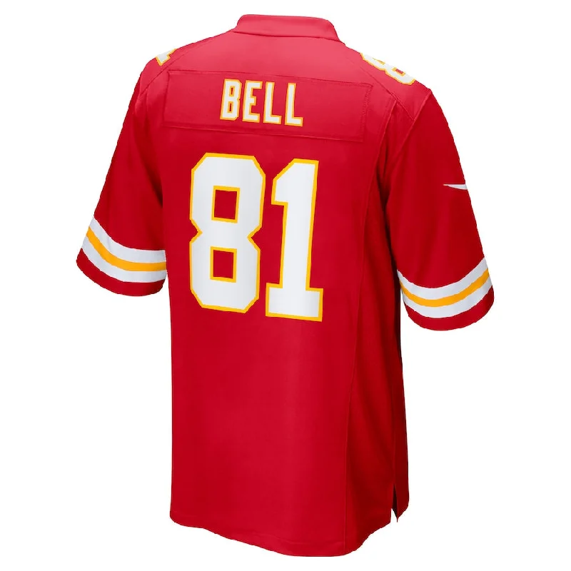 KC.Chiefs #81 Blake Bell Red Game Player Jersey Stitched American Football Jerseys-NFL Youth Jersey -