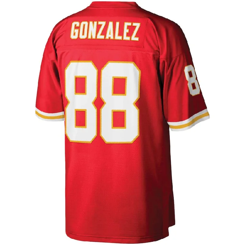 KC.Chiefs #88 Tony Gonzalez Mitchell & Ness Red 2004 Legacy Replica Jersey Stitched American Football Jerseys-NFL Team Jersey for Sale -