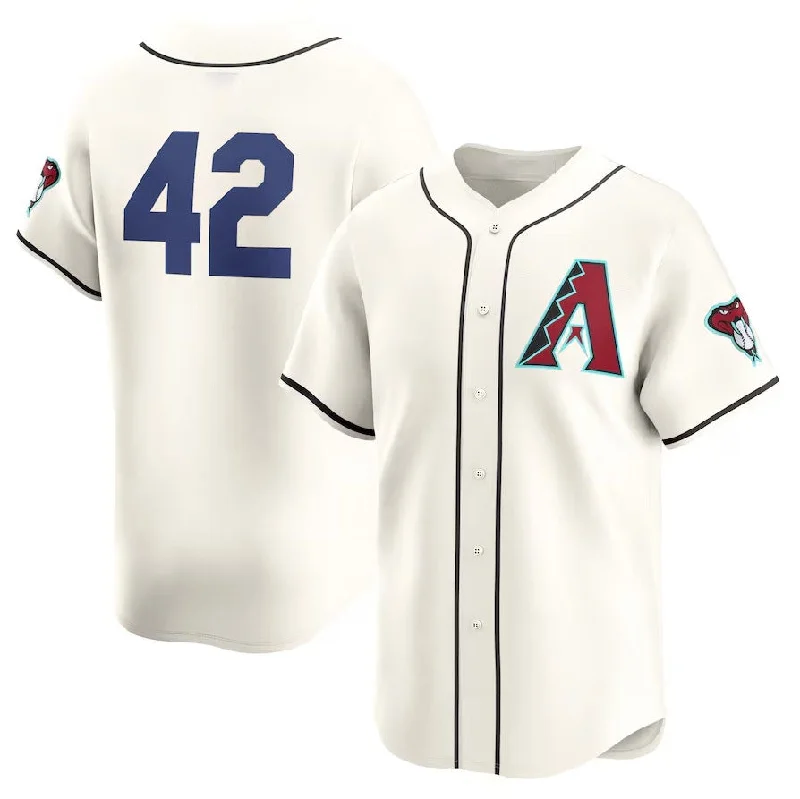 Arizona Diamondbacks 2024 #42 Jackie Robinson Day Home Limited Jersey – White Stitches Baseball Jerseys-NBA Team Basketball Jersey -