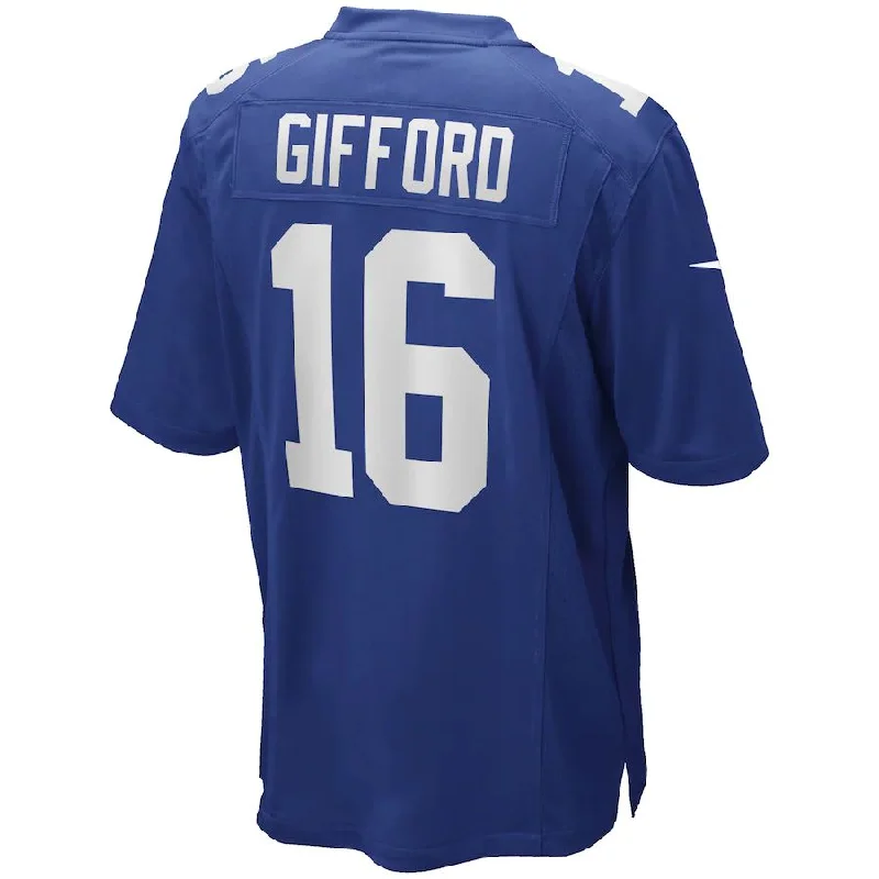 NY.Giants #16 Frank Gifford Royal Game Retired Player Jersey Stitched American Football Jerseys-NFL Custom Football Jersey -