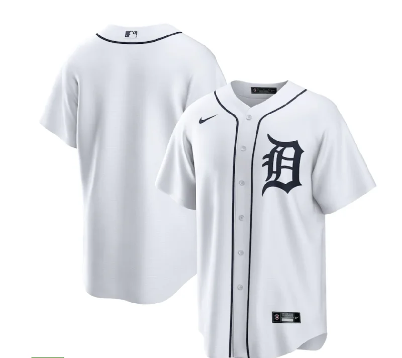 DETROIT TIGERS HOME REPLICA JERSEY-NBA Basketball Jersey with Custom Graphics -