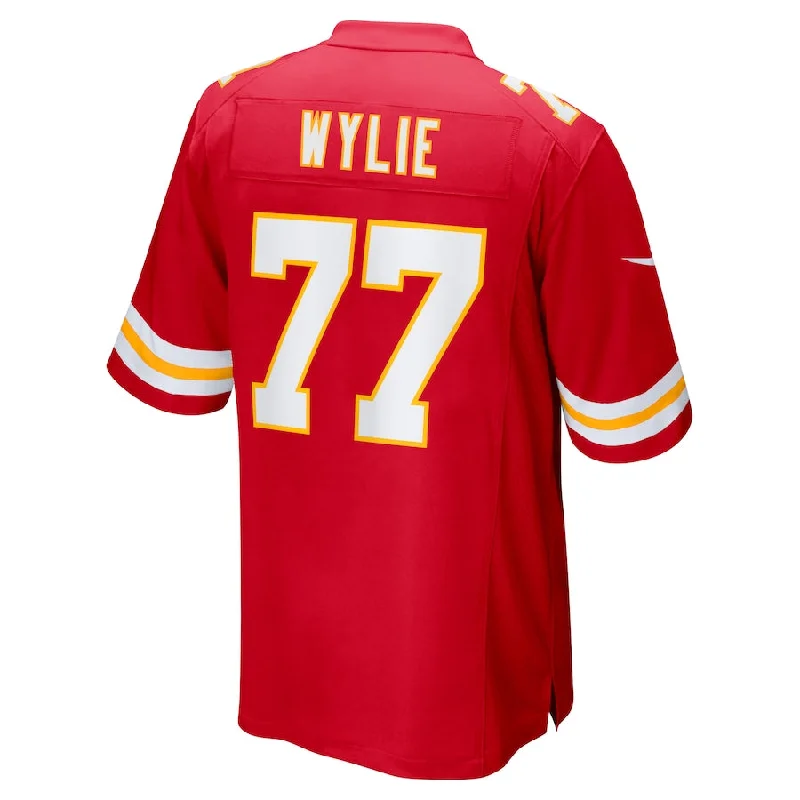 KC.Chiefs #77 Andrew Wylie Red Game Jersey Stitched American Football Jerseys-NFL Player Jersey for Sale -