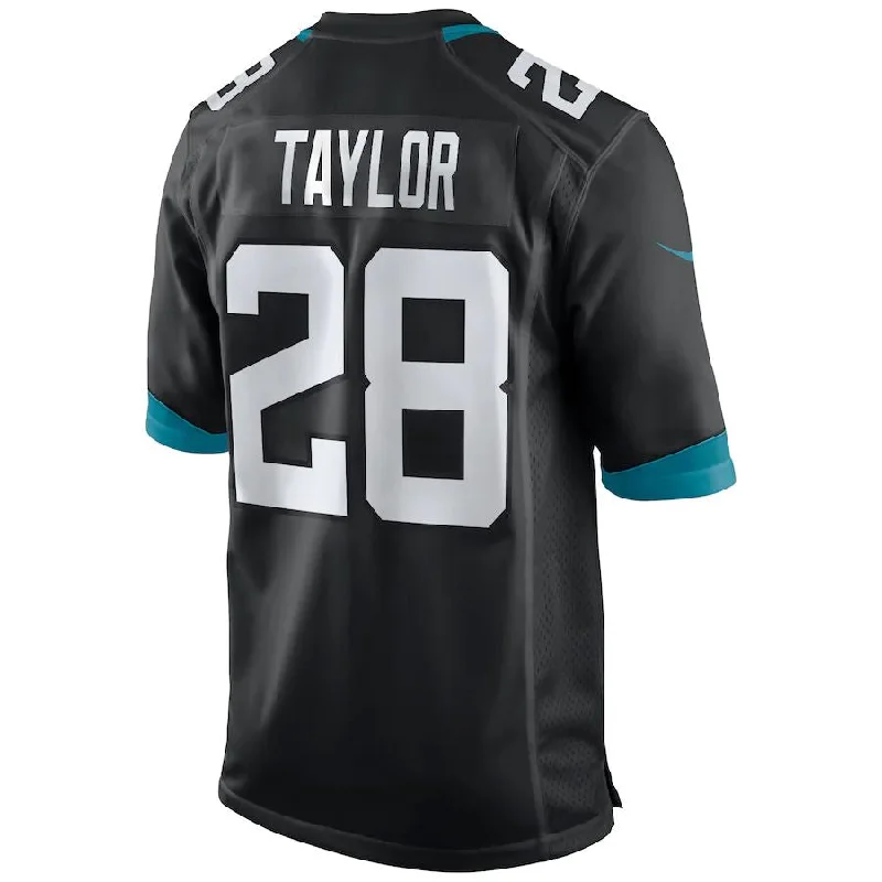 J.Jaguars #28 Fred Taylor Black Game Retired Player Jersey Stitched American Football Jerseys-NFL Pro Bowl Jersey Sale -