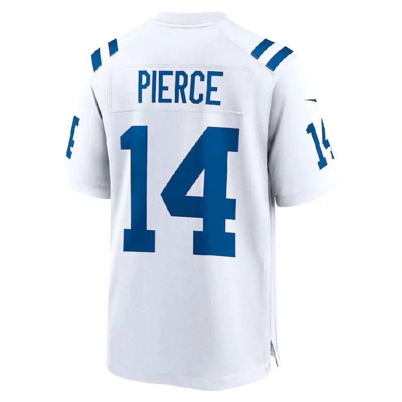 IN.Colts #14 Alec Pierce White Away Game Player Jersey Stitched American Football Jerseys-NFL Football Jersey Shop -