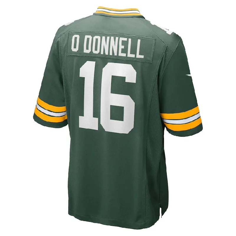 GB.Packers #16 Pat O'Donnell Green Game Player Jersey Stitched American Football Jerseys-NFL Limited Edition Jersey -