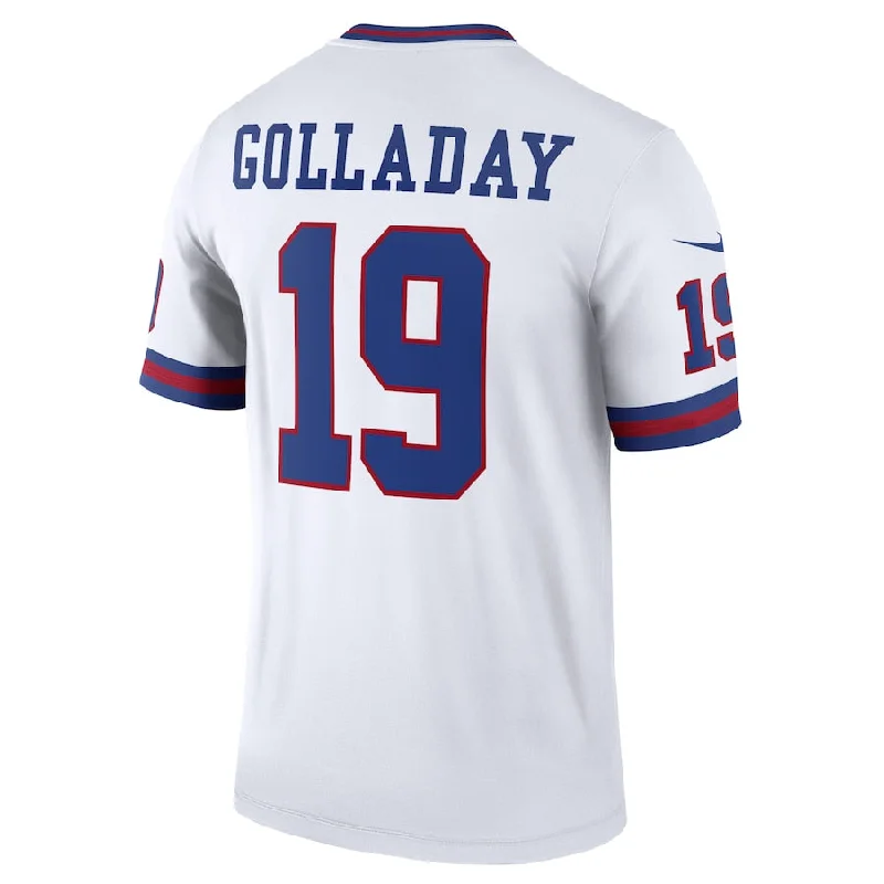 NY.Giants #19 Kenny Golladay White Alternate Legend Jersey Stitched American Football Jerseys-NFL Authentic Jersey -