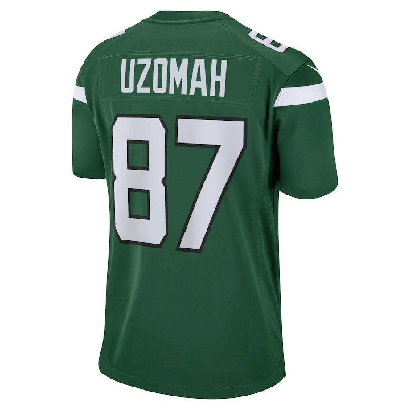 NY.Jets #87 C.J. Uzomah Gotham Green Player Game Jersey Stitched American Football Jerseys-NFL Jersey Sale -