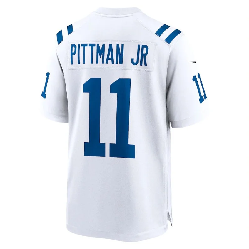 IN.Colts #11 Michael Pittman Jr. White Game Jersey Stitched American Football Jerseys-NFL Player Jersey with Number -