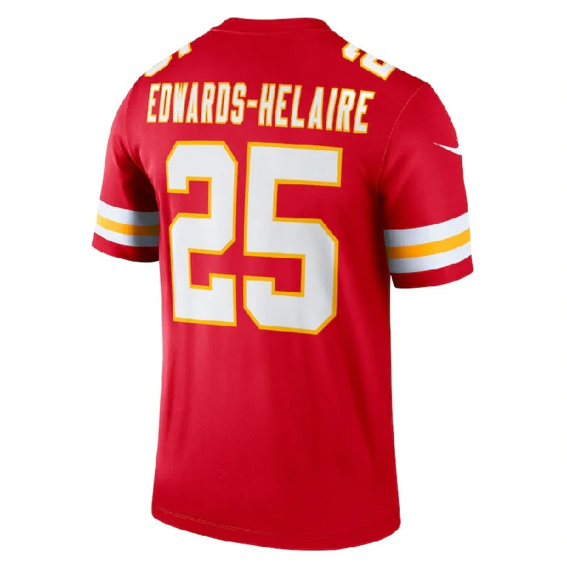 KC.Chiefs #25 Clyde Edwards-Helaire Red Legend Jersey Stitched American Football Jerseys-NFL Team Football Jersey -