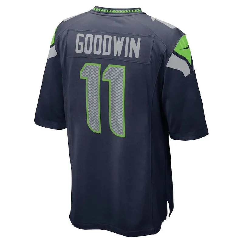 S.Seahawks #11 Marquise Goodwin College Navy Home Game Player Jersey Stitched American Football Jerseys-NFL Authentic Football Jersey Sale -