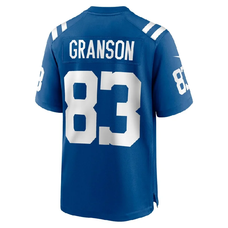 IN.Colts #83 Kylen Granson Royal Game Jersey Stitched American Football Jerseys-NFL Authentic NFL Jersey -