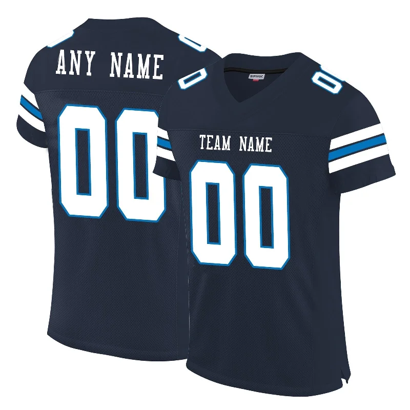 Custom T.Titans Football Jerseys Design Navy Stitched Name And Number Size S to 6XL Christmas Birthday Gift-NBA All-Star Game Jersey Sale -