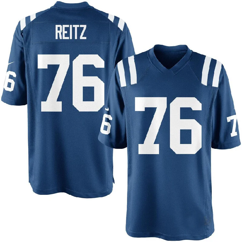 IN.Colts #76 Joe Reitz Team Color Game Jersey Stitched American Football Jerseys-NFL Youth Football Jersey -