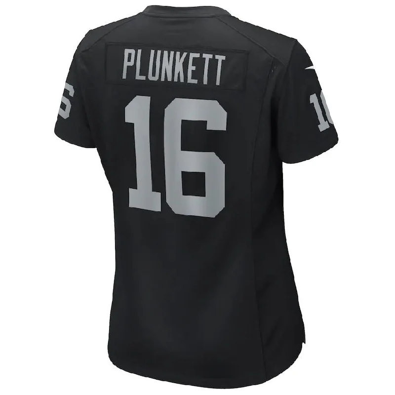 LV. Raiders #16 Jim Plunkett Black Game Retired Player Jersey Stitched American Football Jerseys-NFL Retro Football Jerseys for Sale -