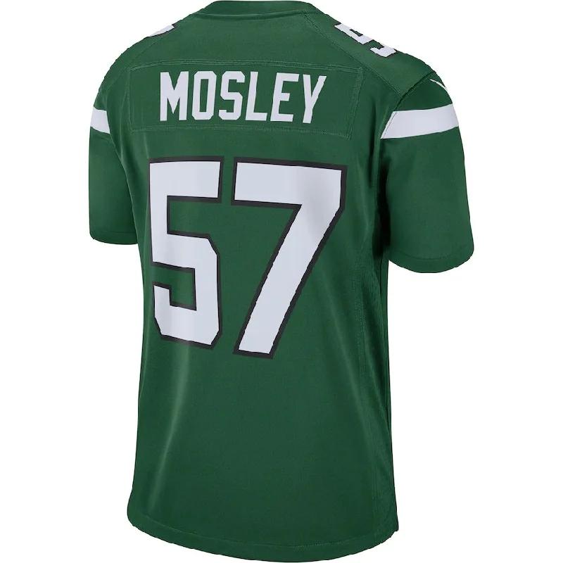 NY.Jets #57 C.J. Mosley Gotham Green Game Jersey Stitched American Football Jerseys-NFL Custom Football Jersey -