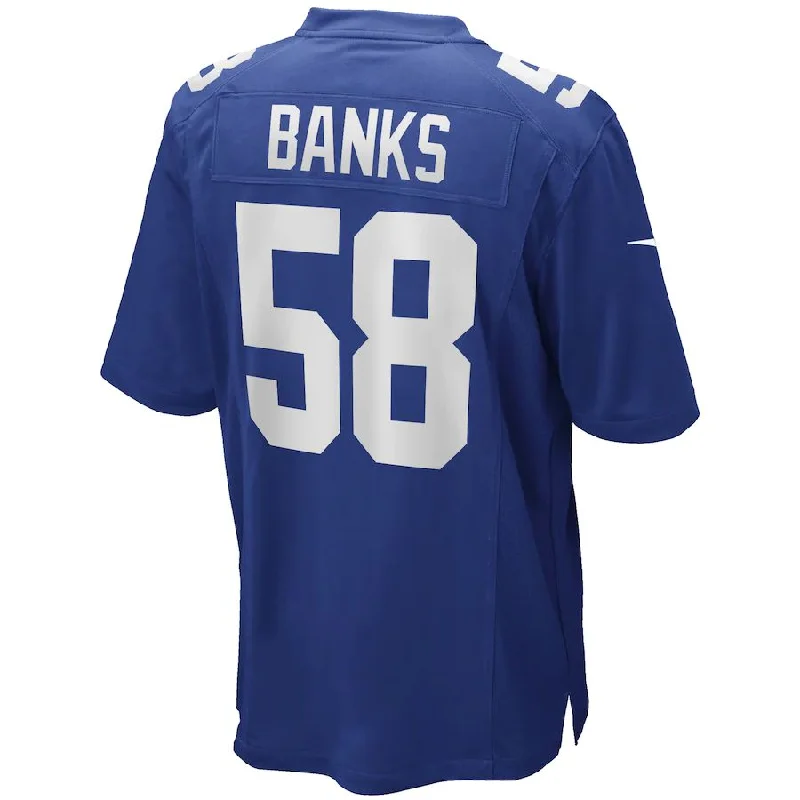 NY.Giants #58 Carl Banks Royal Game Retired Player Jersey Stitched American Football Jerseys-NFL Player Jersey Custom Sale -