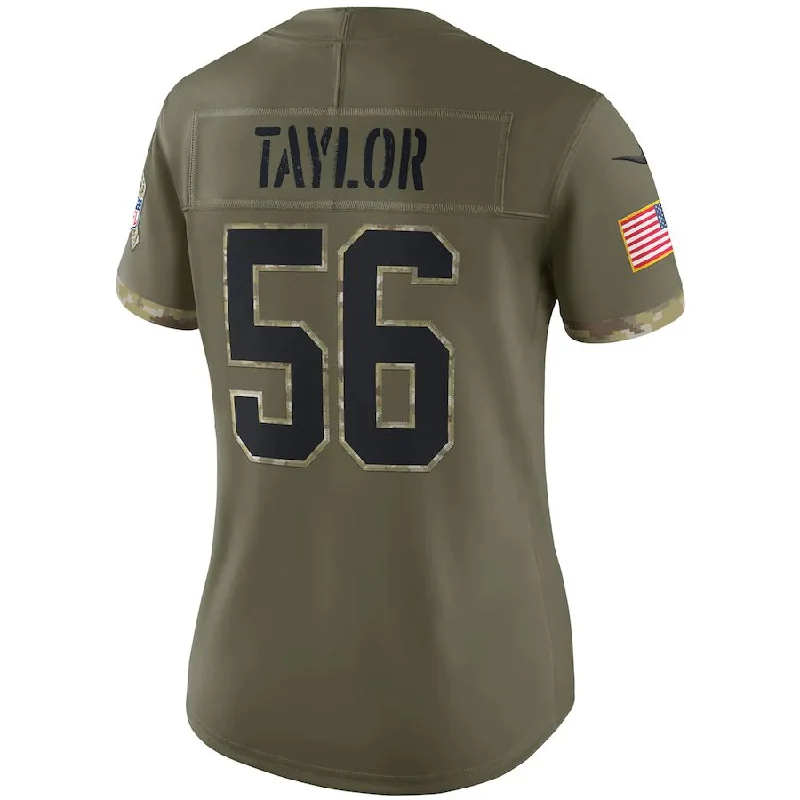 NY.Giants #56 Lawrence Taylor Olive 2022 Salute To Service Retired Player Limited Jersey Stitched American Football Jerseys-NFL Replica Team Jersey -