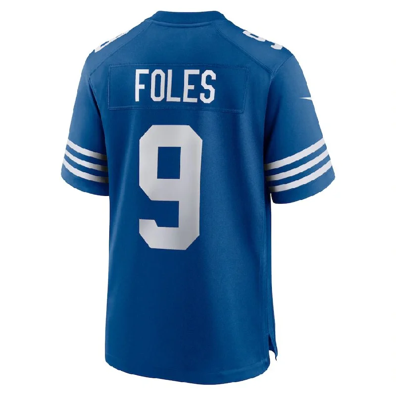 IN.Colts #9 Nick Foles Blue Player Game Jersey Stitched American Football Jerseys-NFL Football Jersey Free Shipping -