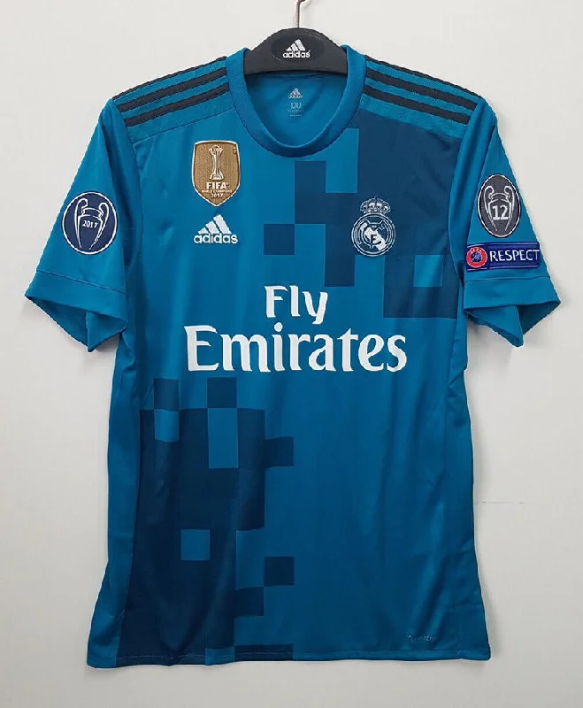 REAL MADRID THIRD RETRO CHAMPIONS LEAGUE 2017/18-NBA Basketball Jersey with Custom Graphics -