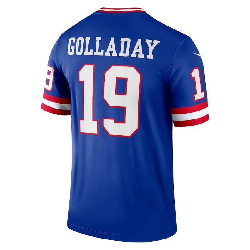 NY.Giants #19 Kenny Golladay Royal Classic Player Legend Jersey Stitched American Football Jerseys-NFL Football Jersey for Women -