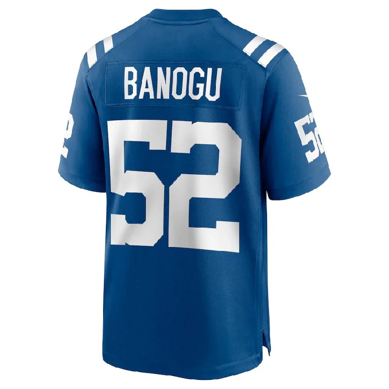 IN.Colts #52 Ben Banogu Royal Game Jersey Stitched American Football Jerseys-NFL Jersey with Player Number -