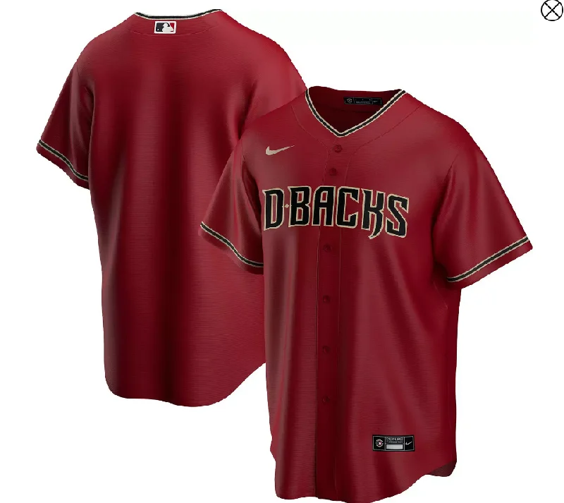 ARIZONA DIAMONDBACKS RED ALTERNATE REPLICA JERSEY-NBA Basketball Jersey Sale -