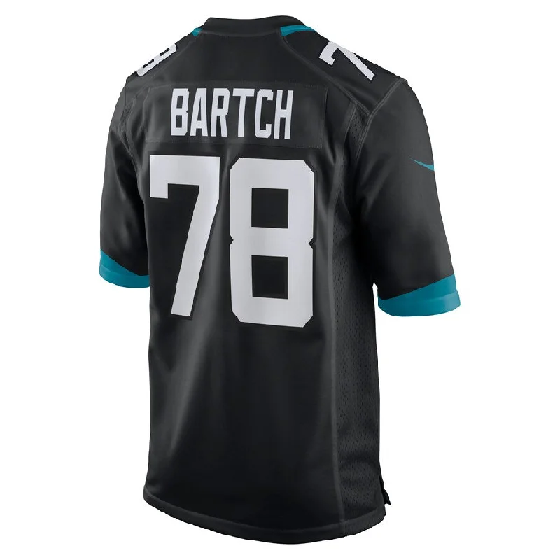 J.Jaguars #78 Ben Bartch Black Game Jersey Stitched American Football Jerseys-NFL Football Jersey with Player's Number -