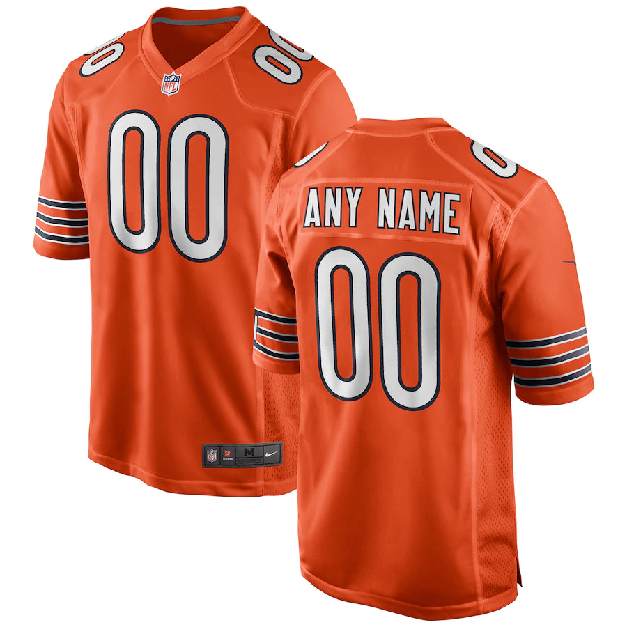 CHICAGO BEARS COLOR/ALTERNATE JERSEY-NBA Basketball Jersey with Custom Graphics -