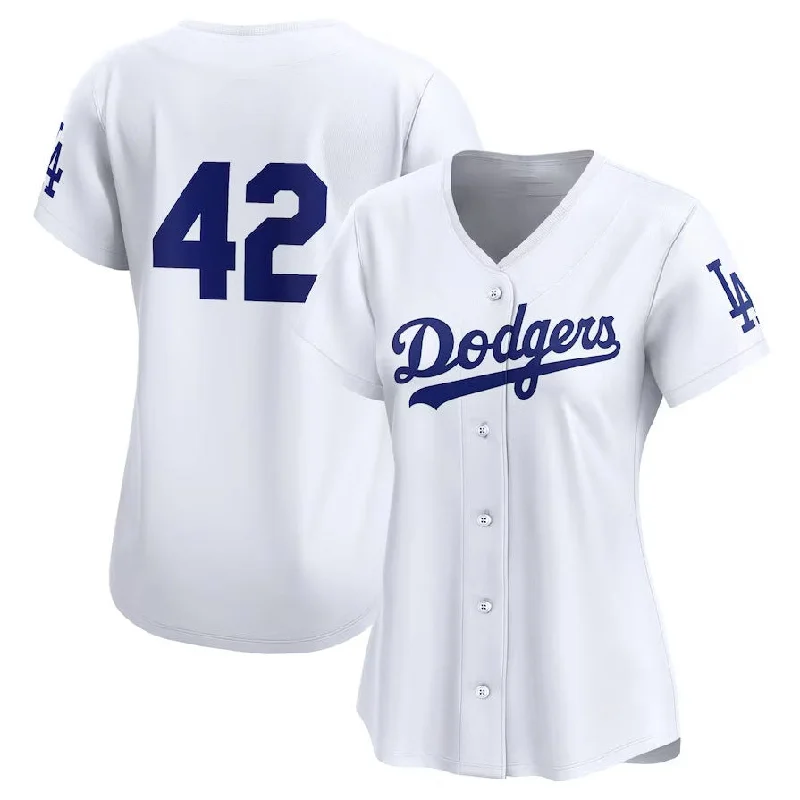 Los Angeles Dodgers 2024 #42 Jackie Robinson Day Home Limited Jersey – White Stitches Baseball Jerseys-NBA NBA Championship Jersey -