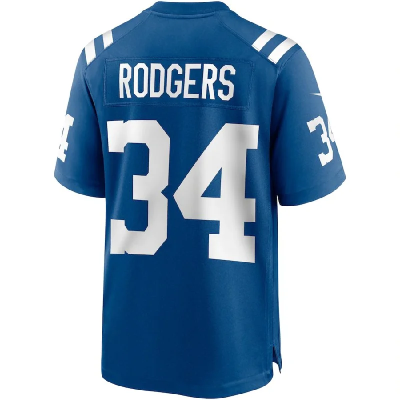 IN.Colts #34 Isaiah Rodgers Royal Game Jersey Stitched American Football Jerseys-NFL Official NFL Gear -