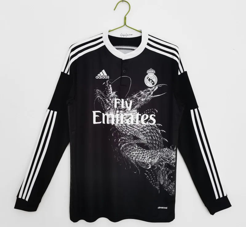 REAL MADRID LONG SLEEVE THIRD RETRO 2014/15-NBA Best-Selling Player Jersey -