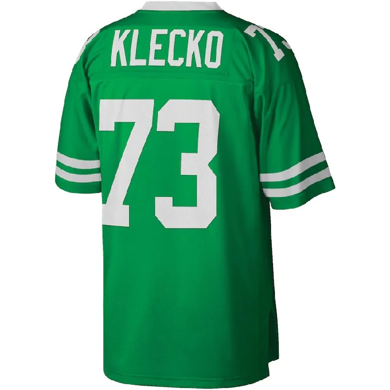 NY.Jets #73 Joe Klecko Mitchell & Ness Kelly Green Legacy Replica Jersey Stitched American Football Jerseys-NFL Football Jersey for All Fans -