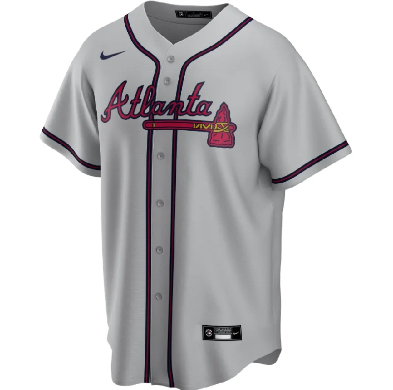 ATLANTA BRAVES ROAD REPLICA JERSEY-NBA Custom Basketball Jersey Sale -