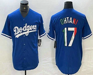 Los Angeles Dodgers #17 Shohei Ohtani Mexico Blue Cool Base Stitched Jerseys Baseball Jerseys-NBA Youth Jersey for Sale -