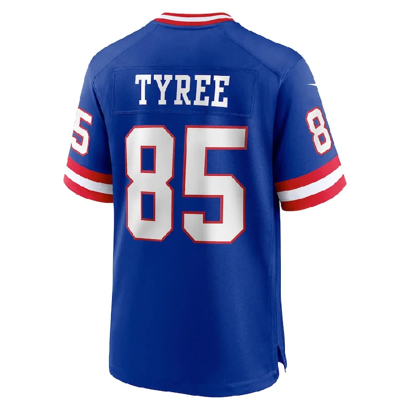 NY.Giants #85 David Tyree Royal Classic Retired Player Game Jersey Stitched American Football Jerseys-NFL Jersey with Player's Signature -