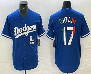 Los Angeles Dodgers #17 Shohei Ohtani Mexico Blue Cool Base Stitched Jersey Baseball Jerseys-NBA Jersey with Personalized Name -