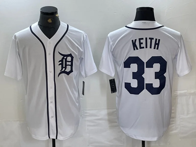 Detroit Tigers #33 Colt Keith White Cool Base Stitched Baseball Jerseys-NBA Basketball Jersey for Youth -