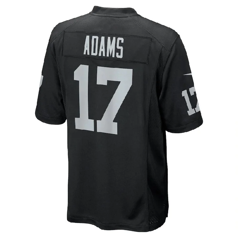 LV. Raiders #17 Davante Adams Black Game Jersey Stitched American Football Jerseys-NFL Football Jersey for Football Fans -