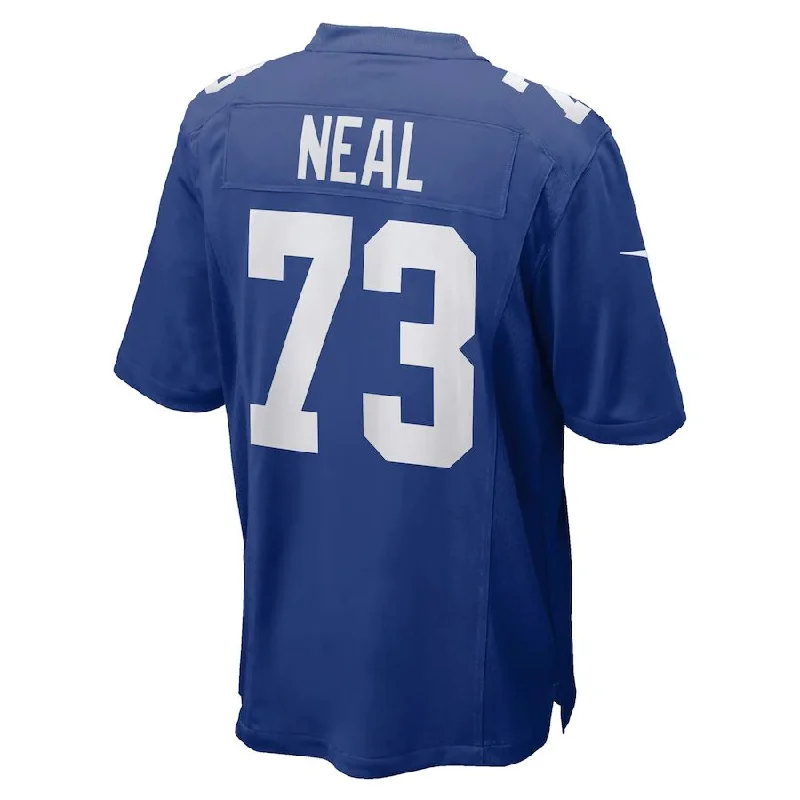 NY.Giants #73 Evan Neal Royal 2022 Draft First Round Pick Player Game Jersey Stitched American Football Jerseys-NFL Authentic NFL Jersey -