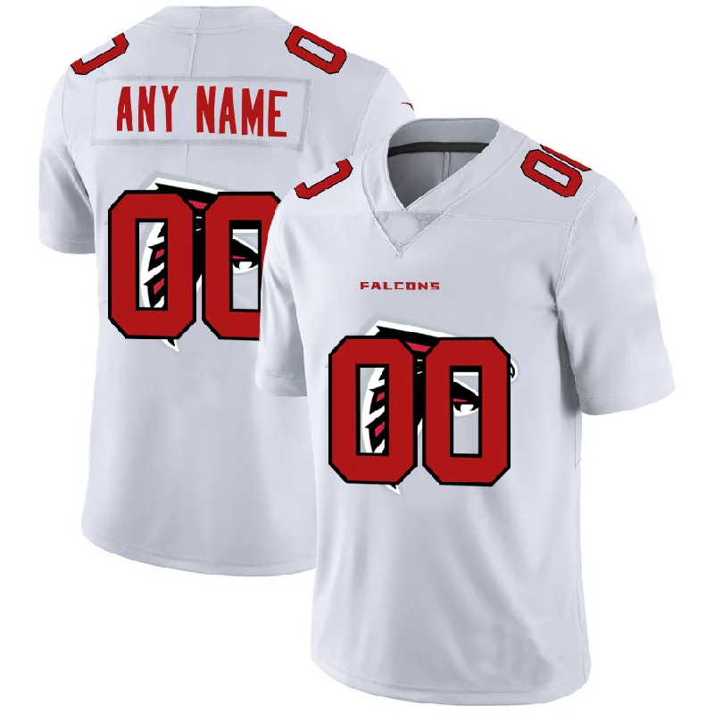 Custom A.Falcons White Team Big Logo Vapor Untouchable Limited Jersey Stitched American Football Jerseys-NBA NBA Team Jerseys with Player Name -