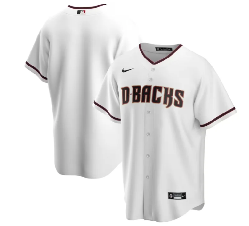 ARIZONA DIAMONDBACKS HOME REPLICA JERSEY-NBA Jerseys with Player Number -