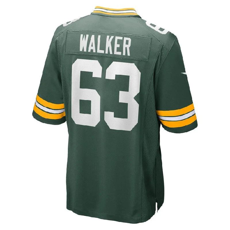 GB.Packers #63 Rasheed Walker Green Game Player Jersey Stitched American Football Jerseys-NFL Official Team Football Jersey -