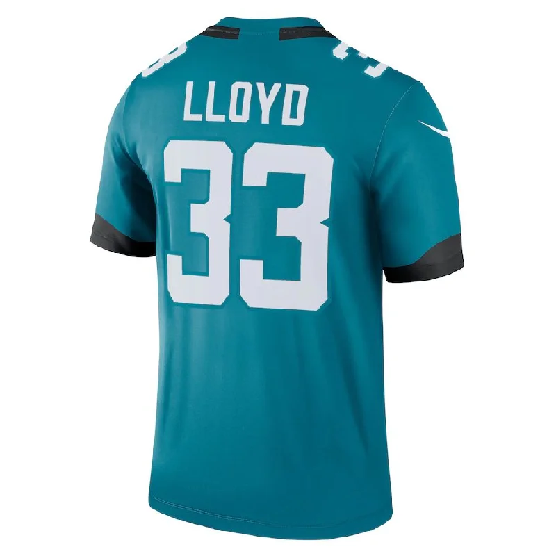 J.Jaguars #33 Devin Lloyd Teal Legend Jersey Stitched American Football Jerseys-NFL Jersey with Custom Graphics -